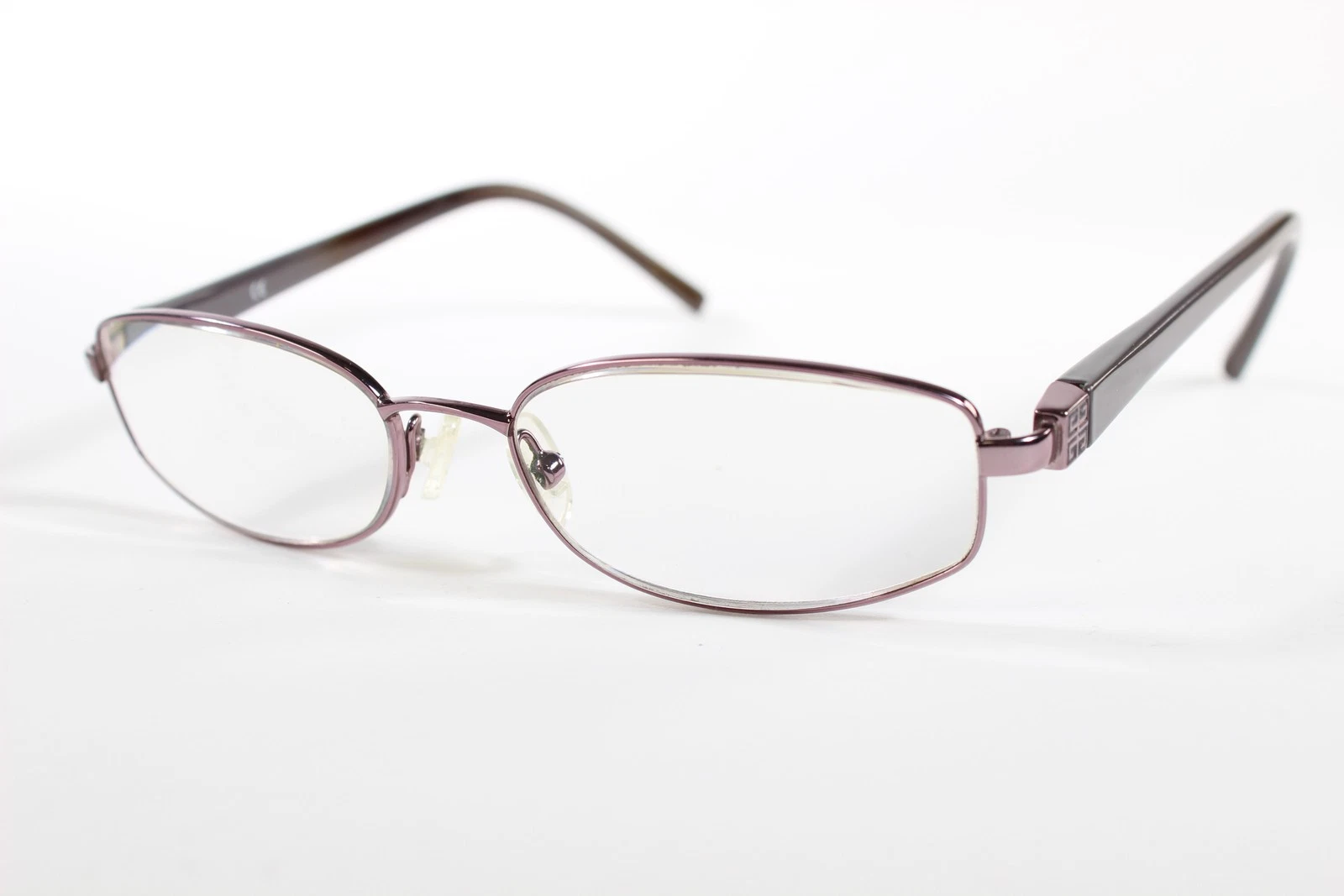 Givenchy Eyeglasses VGV 115 Women Purple Full Rim Metal Eyewear Glasses Frames