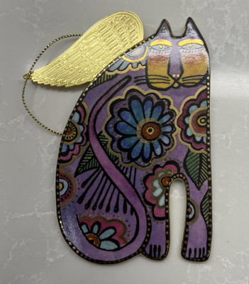 Laurel Burch Ornament Bradford Editions SELENA Fantastic Angeli-cats A097 2001
