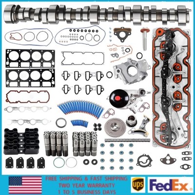 5.3L AFM DOD Lifters Camshaft Kit Head Gasket for 2007-2013 Chevy GMC Buick V8