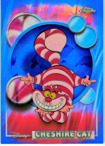 Cheshire Cat – 2026 Topps Chrome Sapphire Disney · Base Sapphire #77 Cheshire Cat