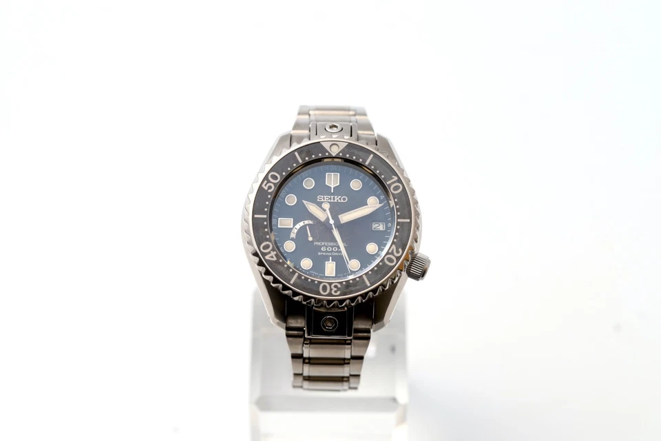 Seiko Prospex Marinemaster Spring Drive Titanium Black Dial & Bezel Herrenuhr - Bild 3 von 4