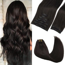 Clip in Hair Extensions Real Human Hair, Remy Human Hair Extensions Clip Ins for
