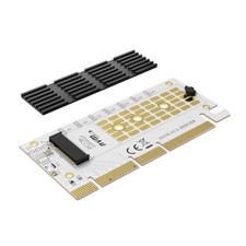 NVMe to PCIe X16 Adapter Card with Aluminum Heatsink Max 32GB/s , PCIe KT058A