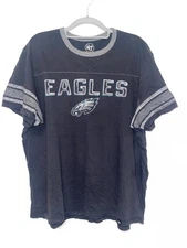 47 Brand Men's XL Black Philadelphia Eagles Short Sleeve T-Shirt