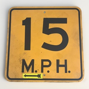 Vintage Speed Limit Sign | eBay