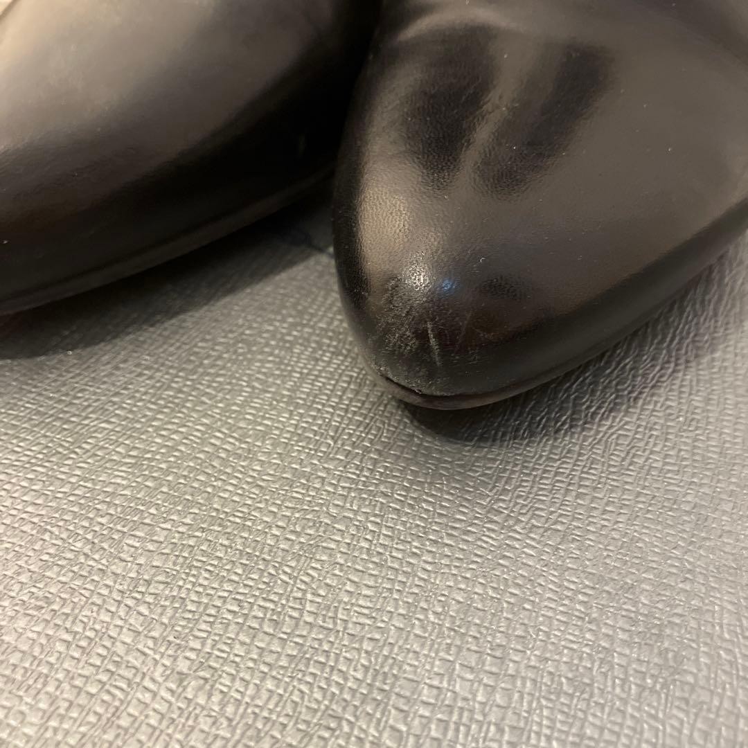 Rare PRADA Short Boots Shoes EU 38.5 US 8.5 Black Authentic from JAPAN thumbnail 6