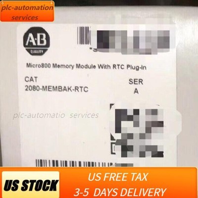 New Sealed AB 2080-MEMBAK-RTC Memory Backup, Data Log, Recipe ,High Accuracy RTC