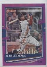 2020 Donruss Nickname Variation Holo Pink Ronald Acuna Jr (El de La Sabana) 0w8
