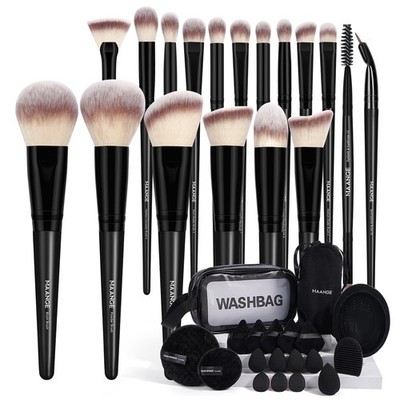 37 Pcs Makeup Brush Set Premium Synthetic Make Up Brushes Foundation Eye Shad...