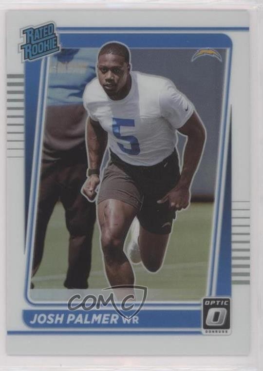 2021 Panini Donruss Optic Rated Holo Prizm Variation Josh Palmer Rookie RC sq1