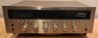 MARANTZ 2270 Vintage AM/FM Stereo Receiver Etched Faceplate Engraved Made Japan