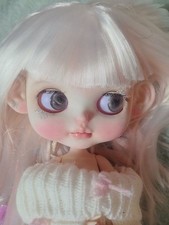 Pinky Cute Full Set Custom ICY Doll Artist OOAK Blythe Size