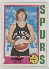 1974-75 Topps George Karl #257 HOF 0c48