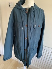 Lined winter teal colour Jacket With Hood And Pockets XL Matalan 