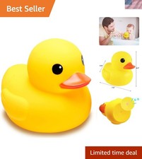 Yellow Rubber Ducks, Preschool Large Bath Toys Bathtub Floating Squeaky Ducki...