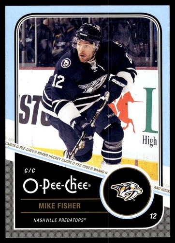 2011 O-Pee-Chee Mike Fisher #308 card