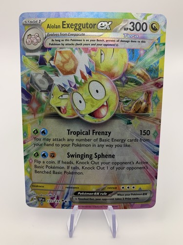 Alolan Exeggutor ex 133/191 Holo Double Rare Pokemon Surging Sparks