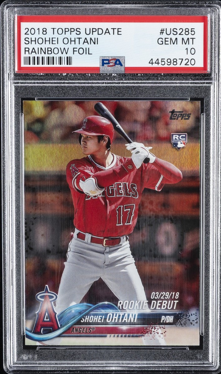 大谷翔平　PSA10　2018 ToppsChrome ルーキーリフレクター 大谷翔平 PSA10 2018 ToppsChrome ルーキーリフレクター Amazon