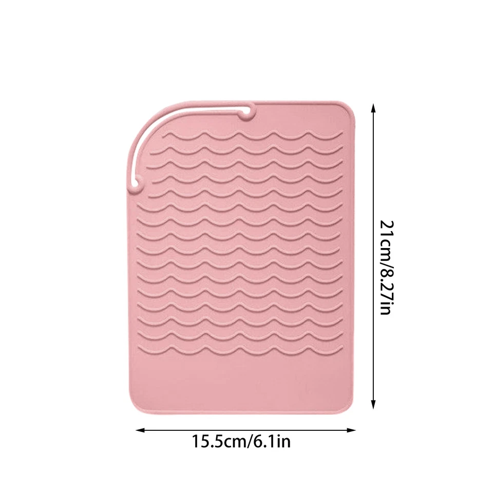 Heat Resistant Mat For Curling Irons Hair Straightener Anti-heat Pad Large UK - Image 4 of 4