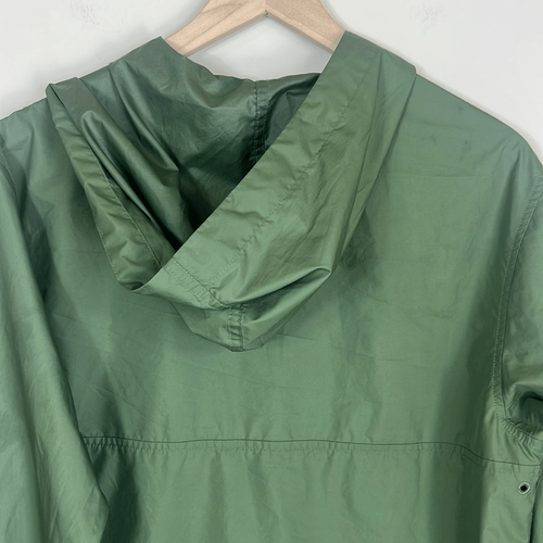 Patagonia Men's Lightweight Packable Rain Jacket Hooded Windbreaker Green Small - Picture 9 of 10
