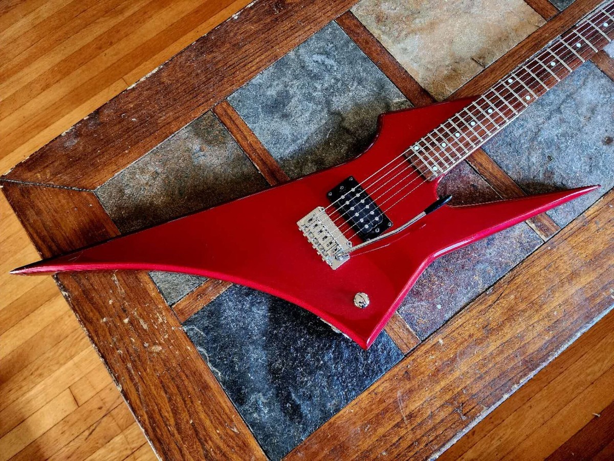 Hondo Death Dagger Explorer X vintage '80s - red | eBay