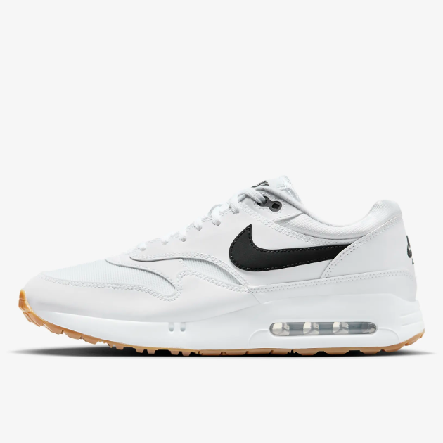 NIKE GOLF AIR MAX 1G 26cm ホワイト NEW Men's Golf Nike Air Max 1 G White Gum Black Swoosh (Size