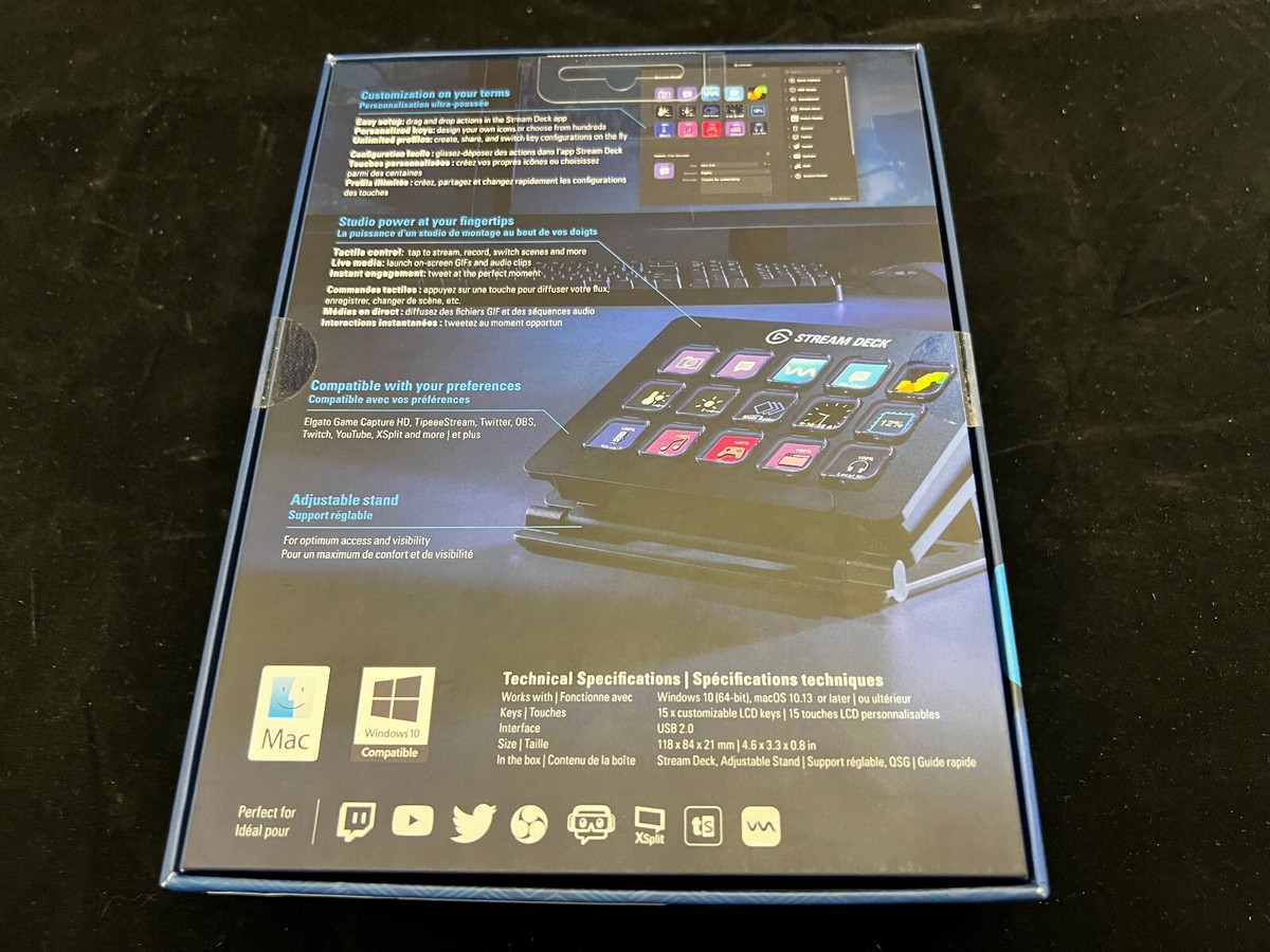 Elgato Stream Deck 10GAA9901 New Factory Sealed **NEW** | eBay Elgato Stream Deck 10GAA9901 New Factory Sealed **NEW** | eBay