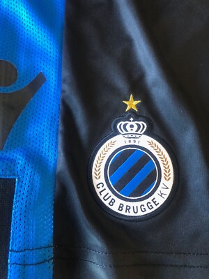 Club Brugge KV Soccer Football Shorts Macron EU 2XL XXL Bruges Belgium NWT