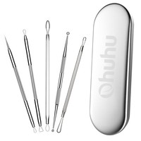 Ohuhu 5-pcs Blackhead Remover Kit Blemish Zit Pimple Acne Comedone Extractor ... on sale Ohuhu 5-pcs Blackhead Remover Kit Blemish Zit Pimple Acne Comedone Extractor ... on sale