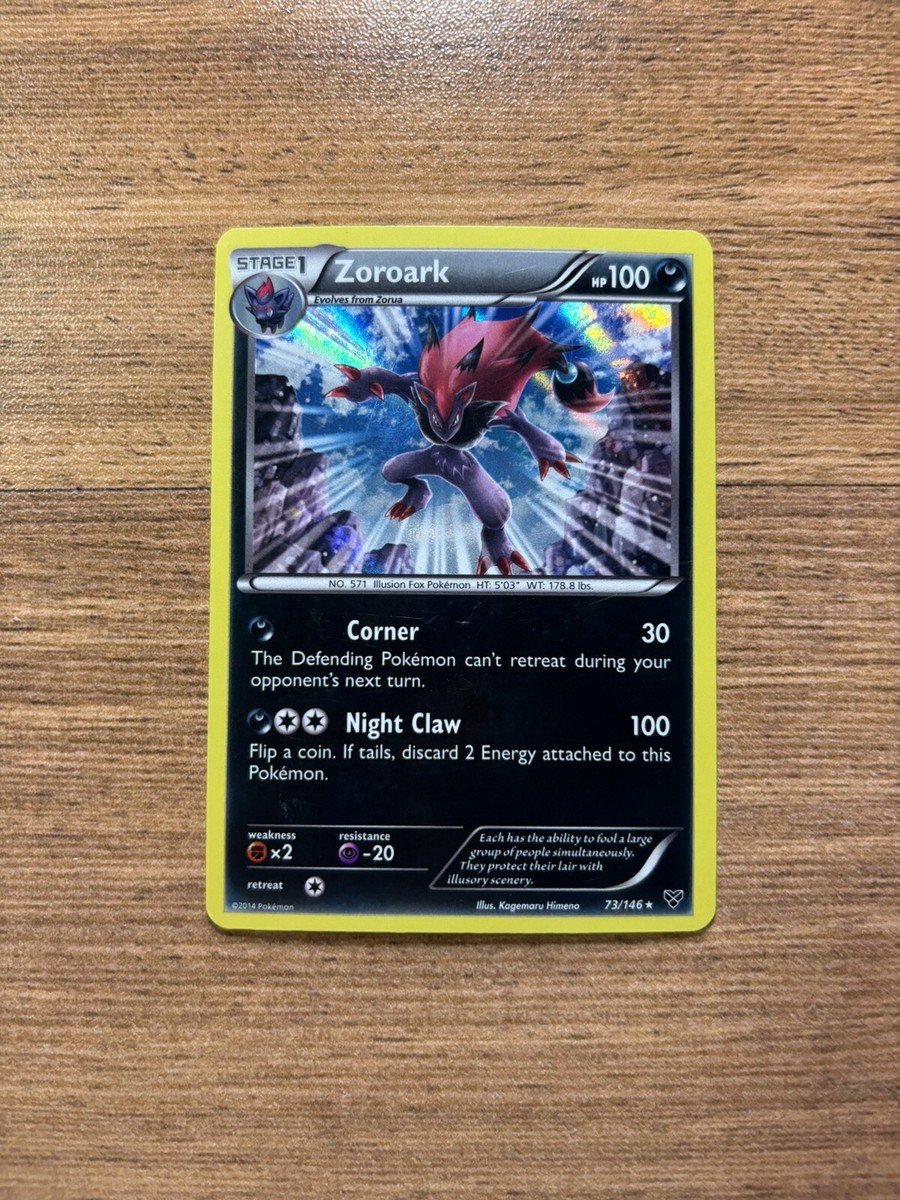 Pokemon TCG Cards Zoroark 73/146 XY Base Holo Rare LP | eBay