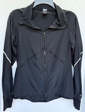 Champion Women's Full Zip Windbreaker Black Size XS