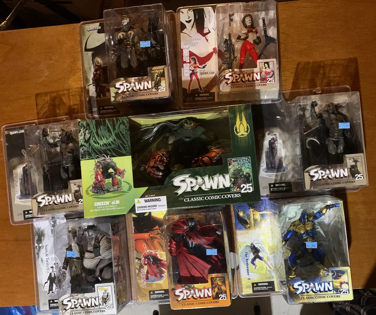 McFarlane Spawn Series 25 The Art Of Spawn set of 8 CC Biker Chick ...