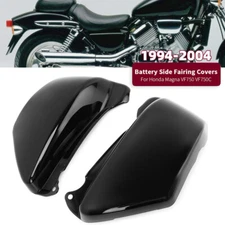 Black Battery Side Covers Fairing For Honda Magna 750 VF750C  VF750CD 1994-2004