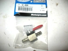 1/4" In Line Fuel Valve Shut Off Petcock Motorcycle Snowmobile Polaris Skidoo