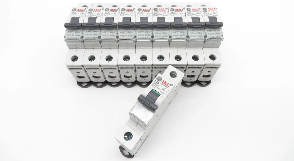 10x Sicherungsautomat AEG Elfa EP61 B25 Leitungsschutzschalter 566506 25A 6kA 1p - Bild 1 von 4