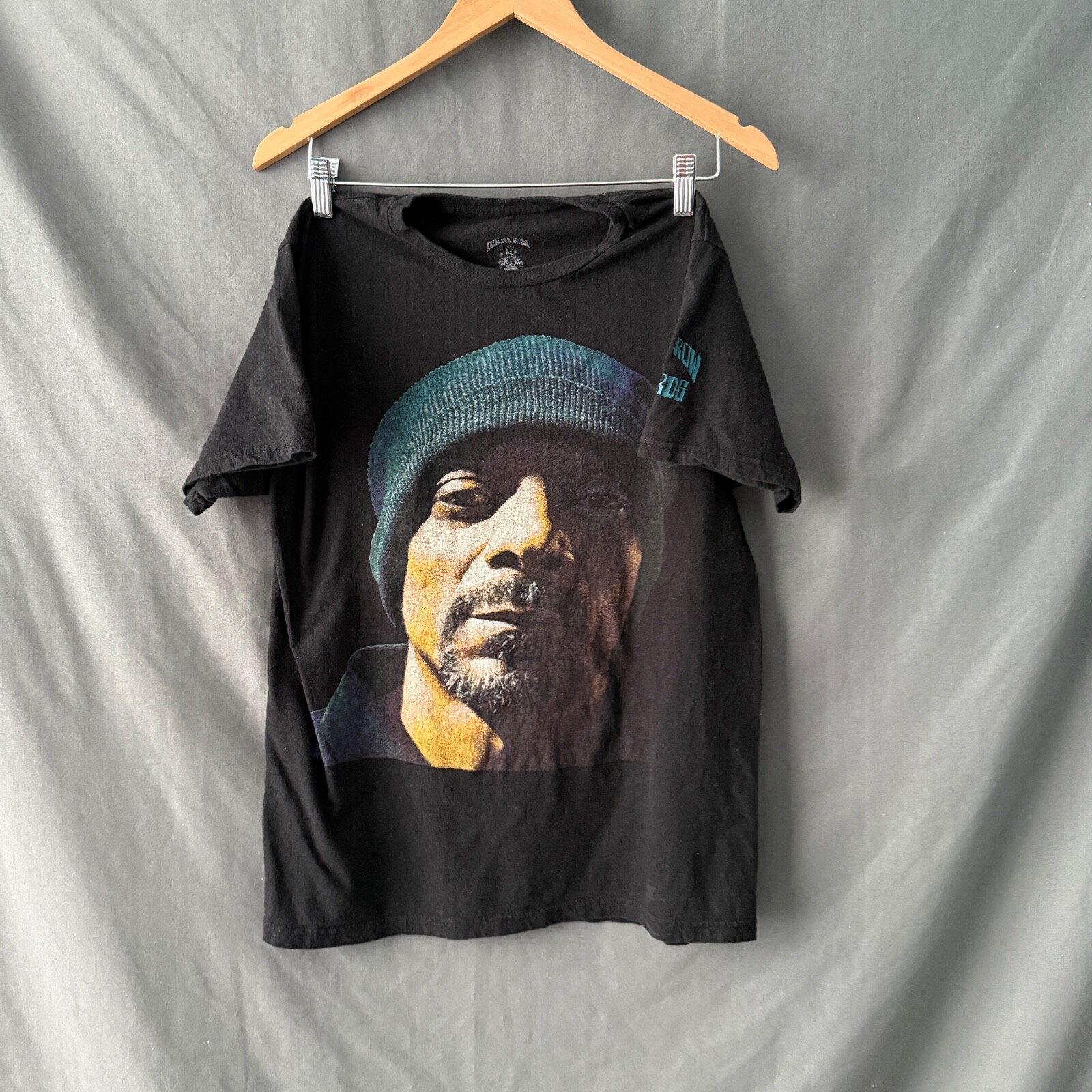 FILA T shirt Snoop Dogg Death Row Records maglietta rap nera taglia media