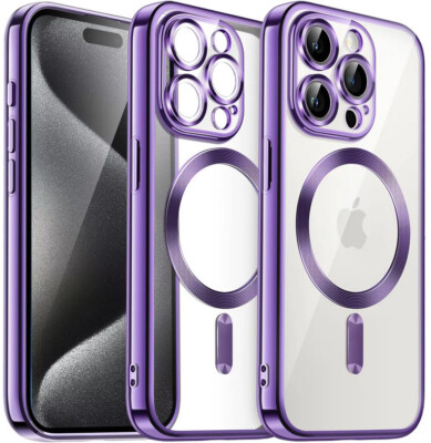 Hülle für iPhone 16 15 14 13 12 11 Pro Max Magsafe TPU Handy Display Schutz Case