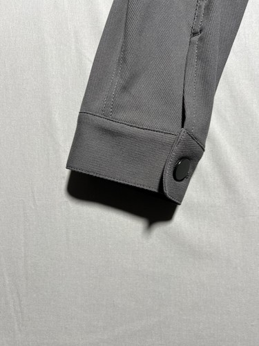 NEW THEORY MEN'S RIVER NEOTERIC TWILL DARK GREY JACKET SIZE S Defected - Picture 6 of 21