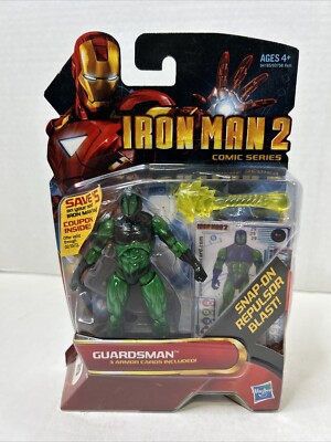 Marvel Iron Man 2 Comic Series #29 Guardsman Action Figure R3
