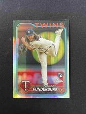 Kody Funderburk 2024 Topps Chrome Refractor RC Minnesota Twins #297