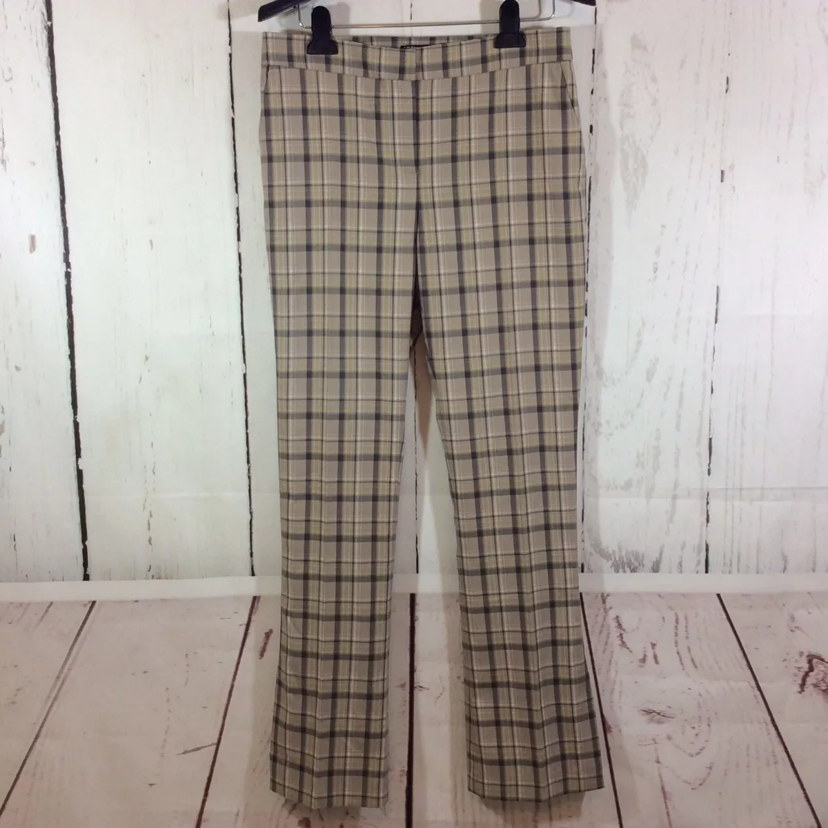 Zara tartan store pants