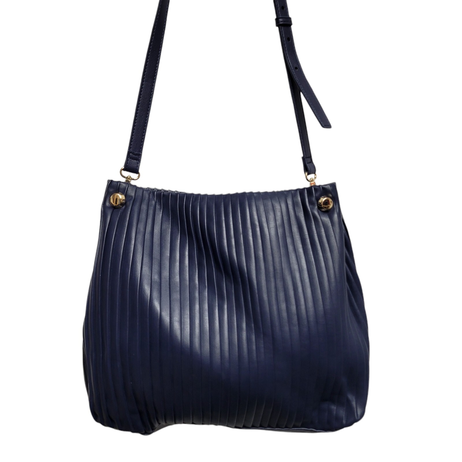 Alfani Faux Leather Hobo Bag Women’s.  Color Blue. Size Large.  New Without Tag