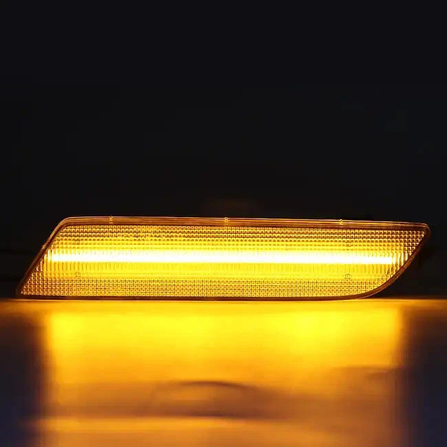 Прозрачная линза светодиодный желтый передний бампер боковой габаритный фонарь лампа для Audi Q3 2015-2018 - Изображение 2 из 4