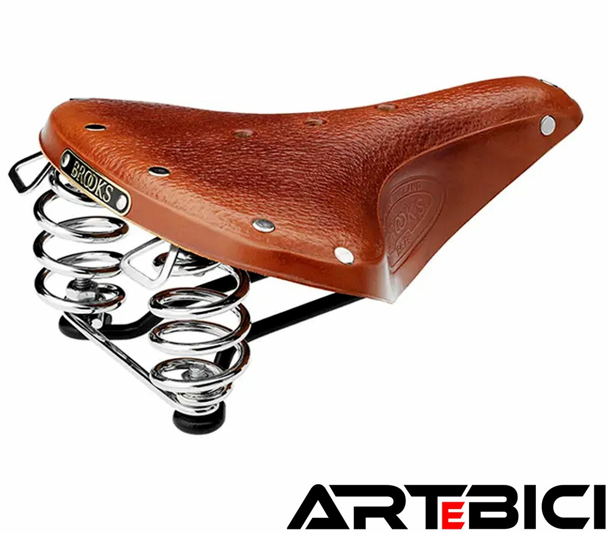 Sella Selle Brooks England cuoio original bici City Bike lavorata