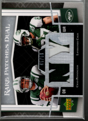 B0198- 2007 Upper Deck Premier Selten Flicken Doppelt # PC Pennington Coles
