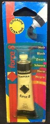 Gouachenröhrchen Schwarz (20ml) NEU
