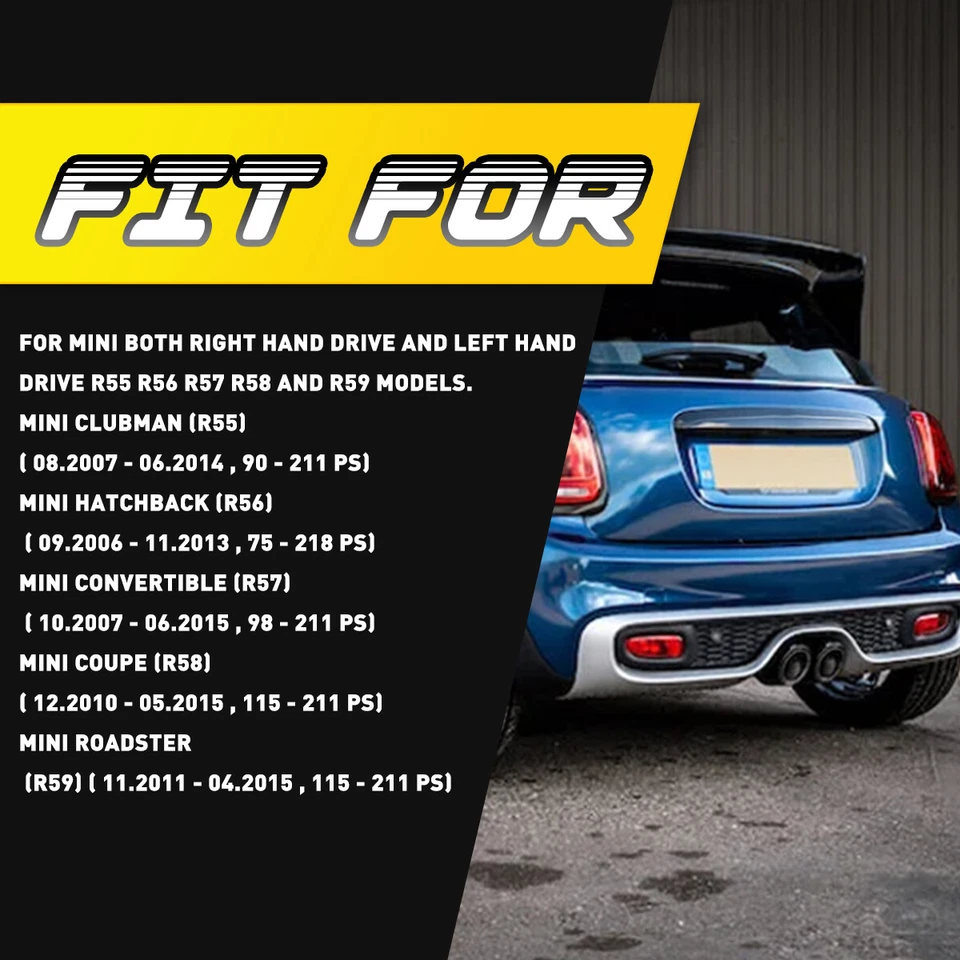 Für Mini R56 R55 R57 R58 R59 2007-2015 51132753603 Heckklappengriff Griffleiste - Bild 4 von 4