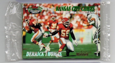 1993 Stadium Club Kansas City Chiefs Super Team Set Super Bowl Redemption Sealed
