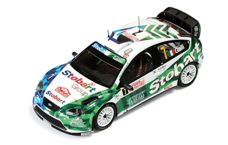 1/43 IXO RAM293 Ford Focus 2008 Monte Carlo Rally #7 Galli & Bernacchini BNMIB