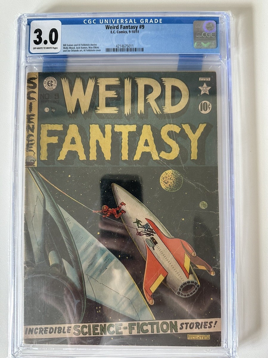 WEIRD FANTASY 9 CGC 3.0 EC COMICS 1951 CLASSIC PRE CODE HORROR